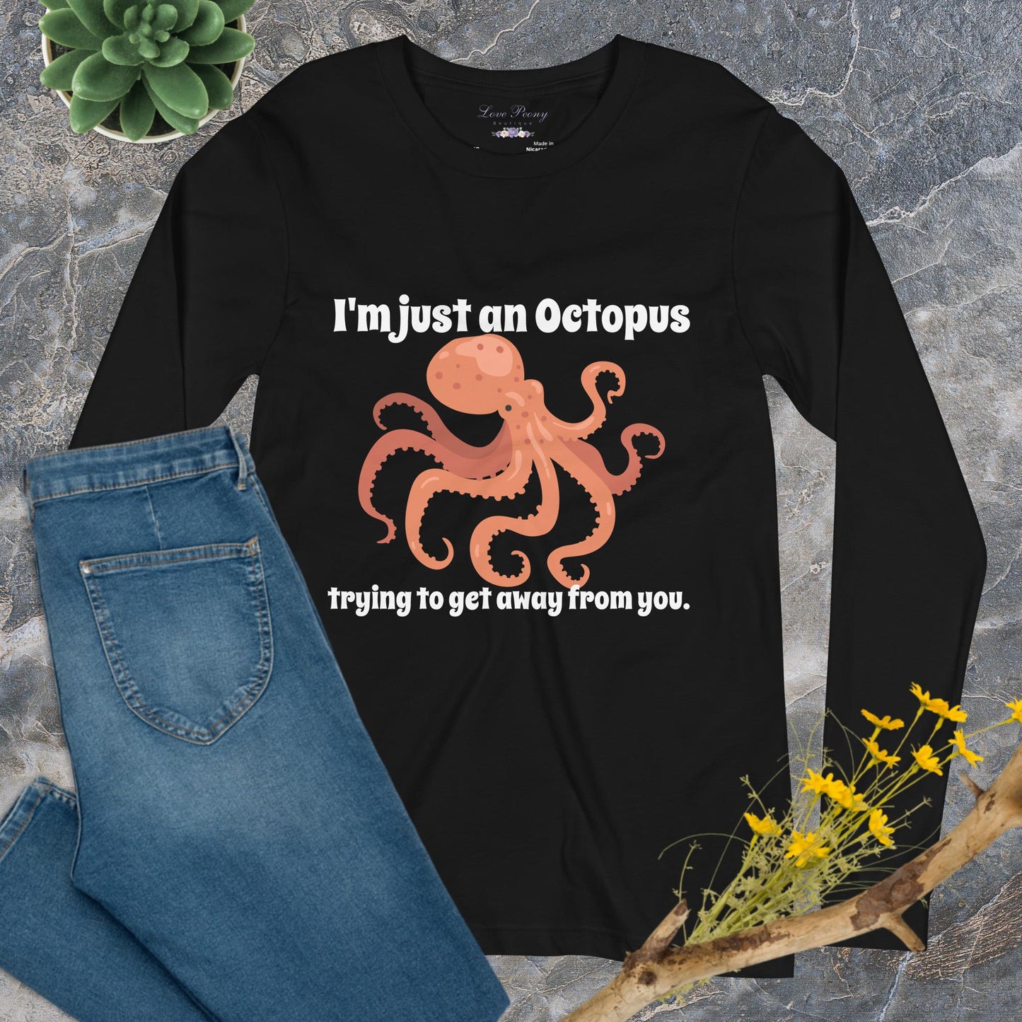 Anti-Social Octopus Tee - Unisex