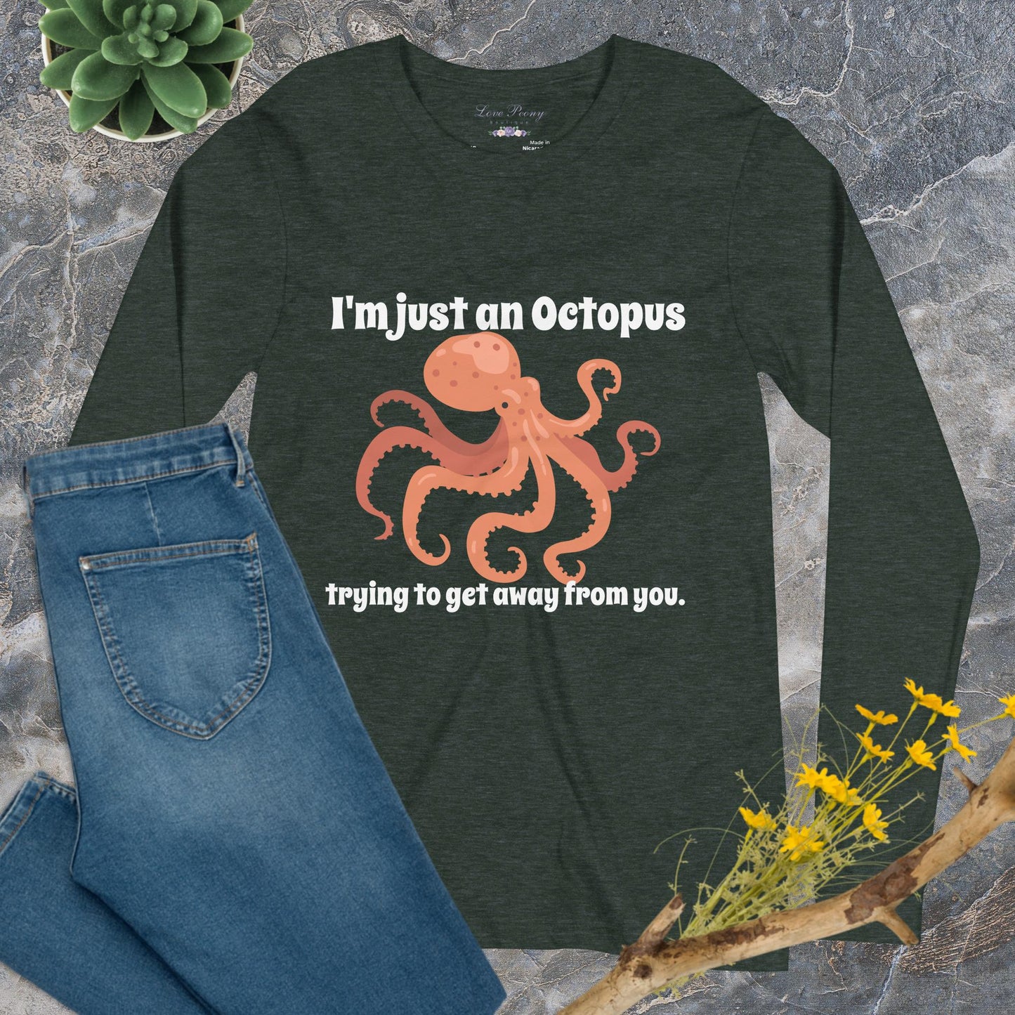 Anti-Social Octopus Tee - Unisex