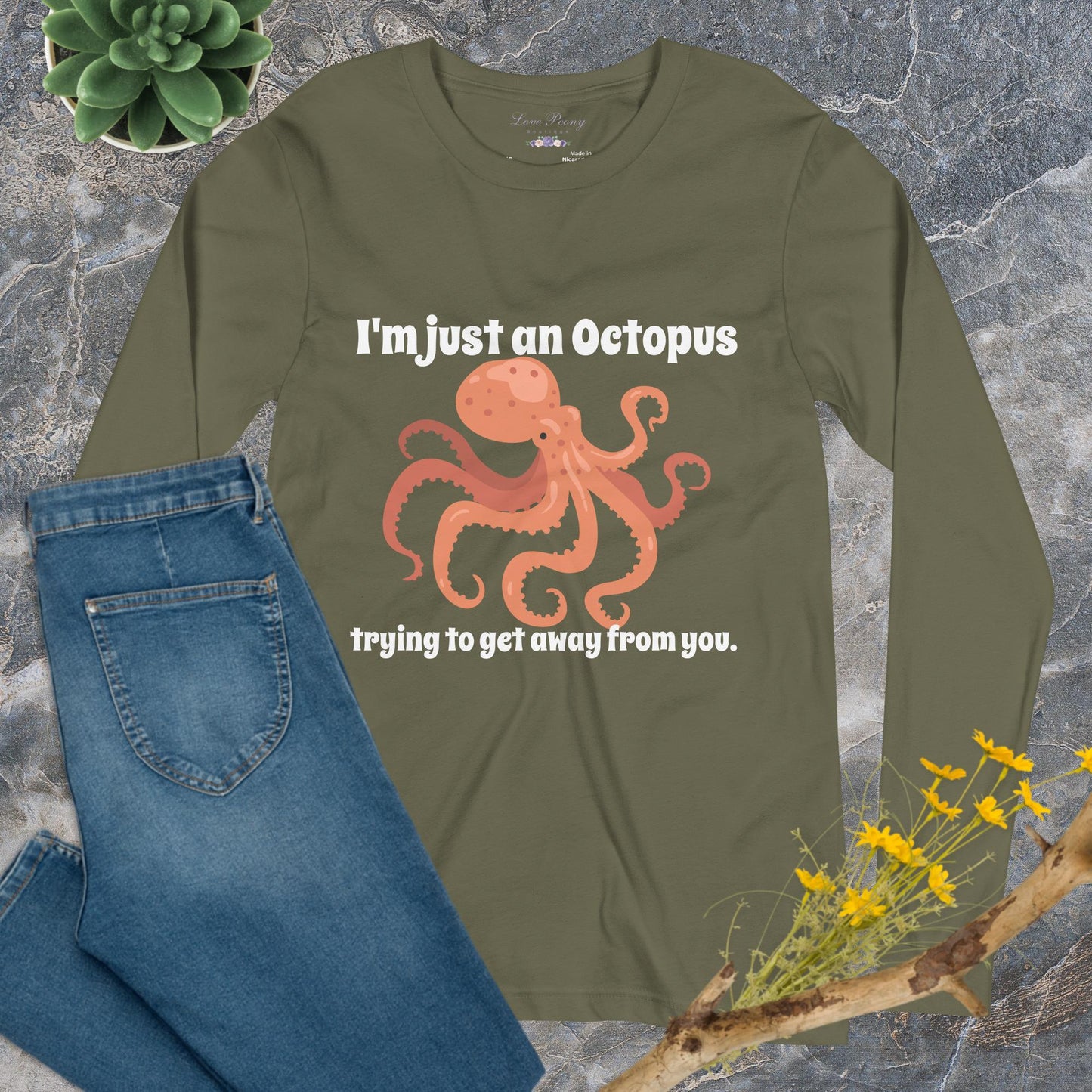 Anti-Social Octopus Tee - Unisex