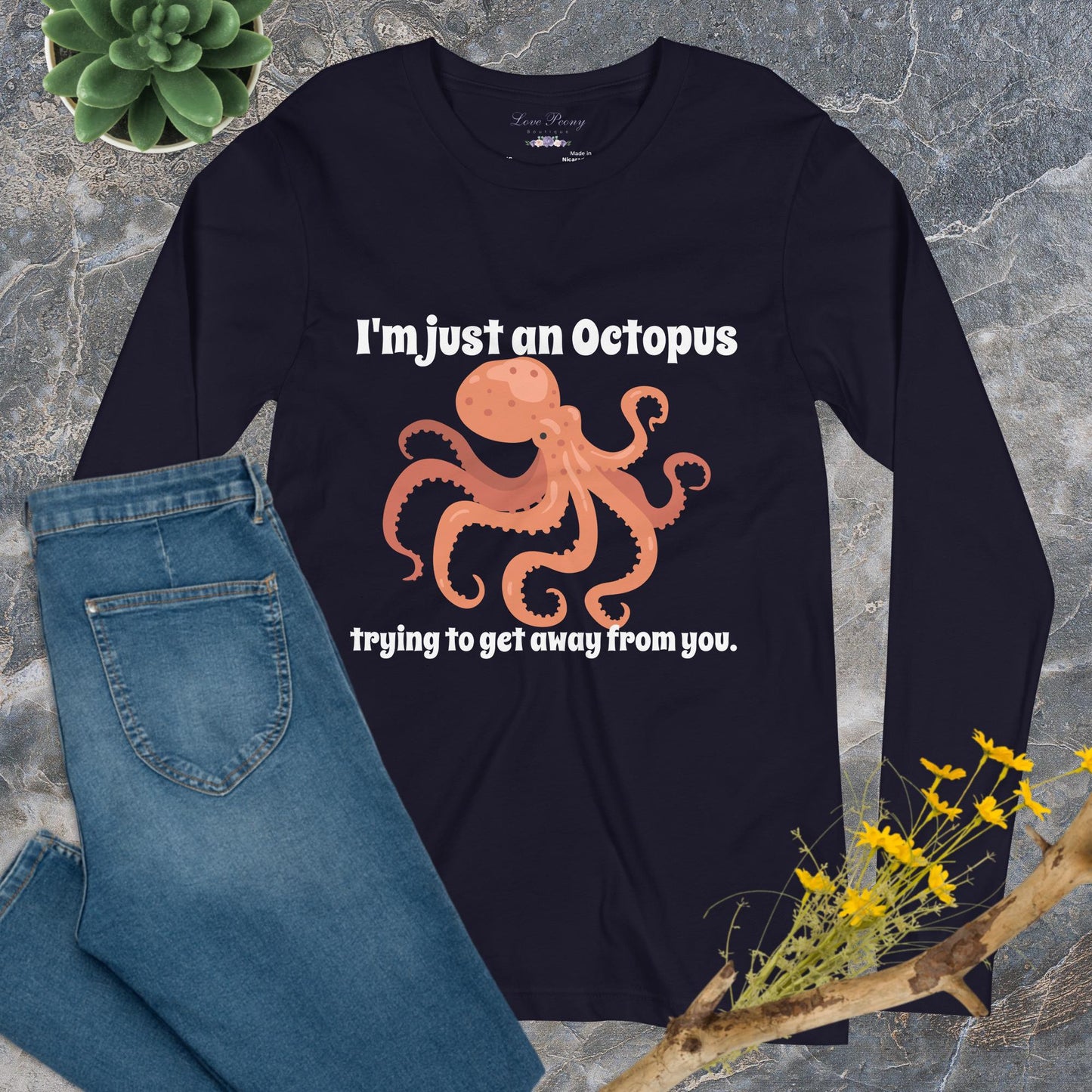 Anti-Social Octopus Tee - Unisex